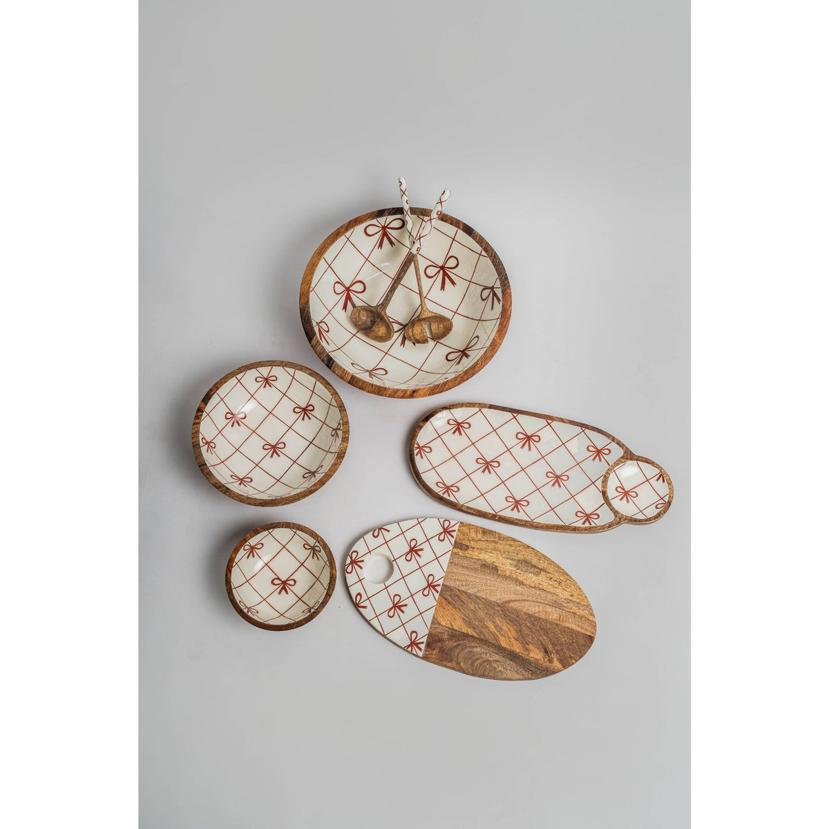 La Bow Hand-Painted Platter