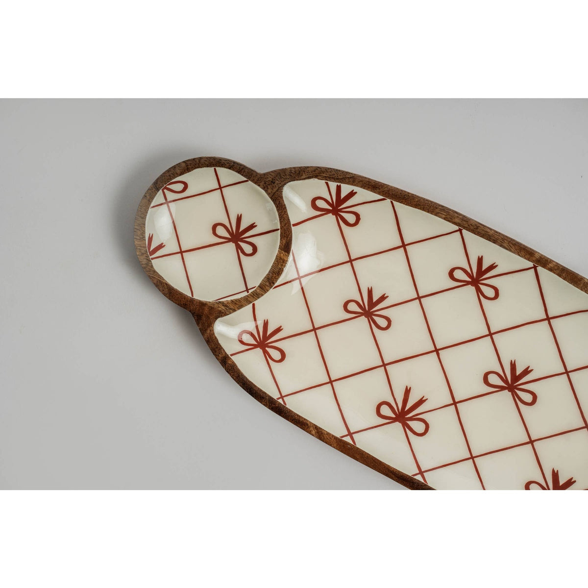 La Bow Hand-Painted Platter