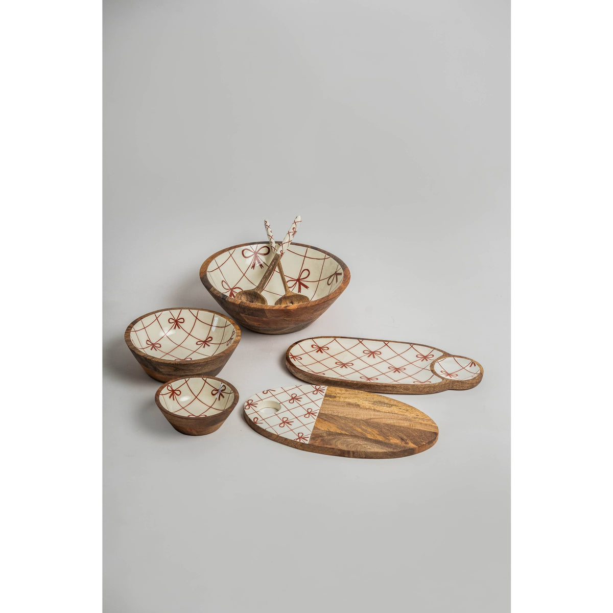 La Bow Hand-Painted Platter