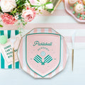 Le Pickleball Small Party Plates x 8 Pickleball Party Supplies - Bonjour Fête Party Paper Plate Le Pickleball Small Party Plates x 8