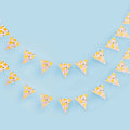 Party Supplies Lemons & Gingham Flag Bunting 2.5M