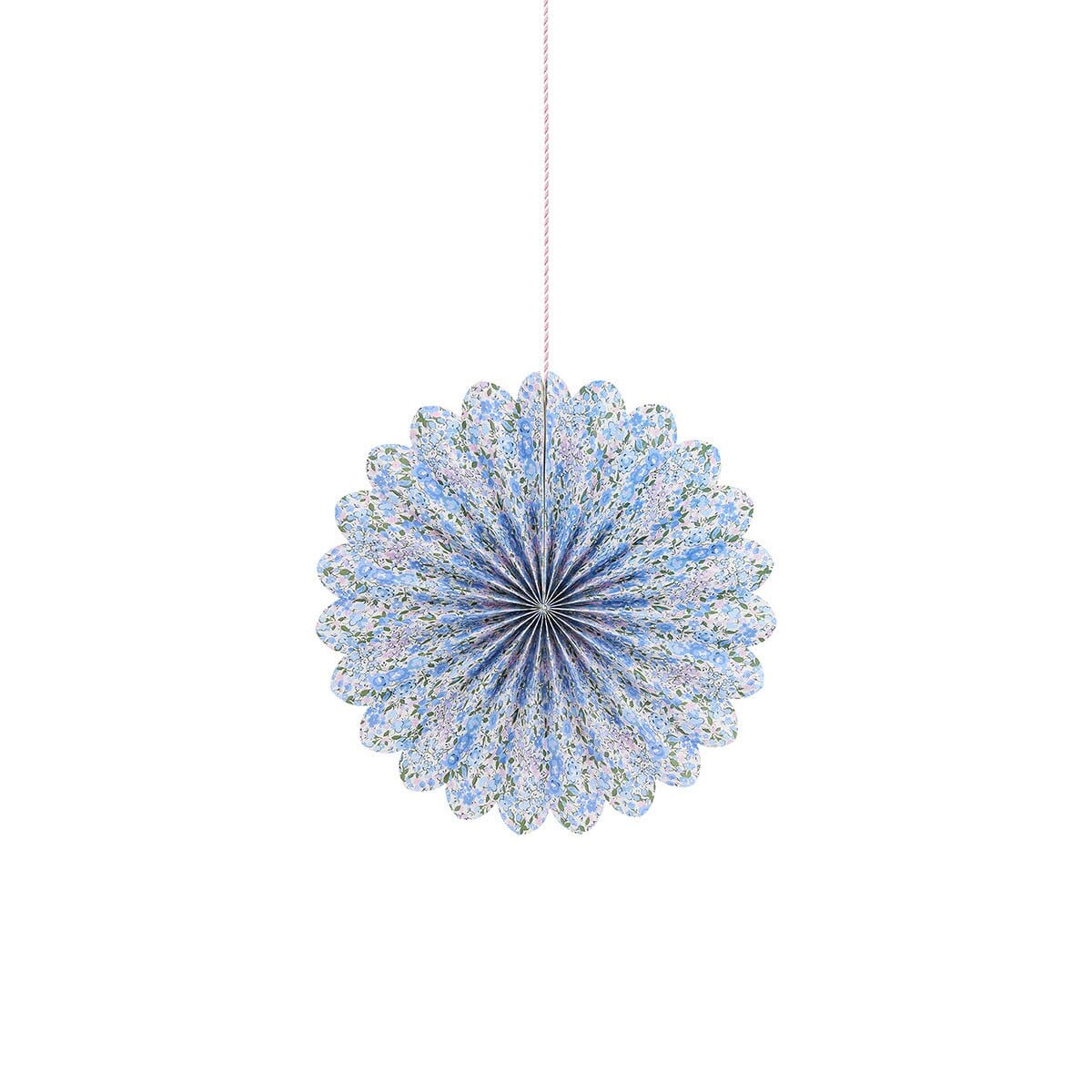 Liberty Print Paper Pinwheel Decorations x 6 Hanging Decoration Liberty Print Paper Pinwheel Decorations x 6