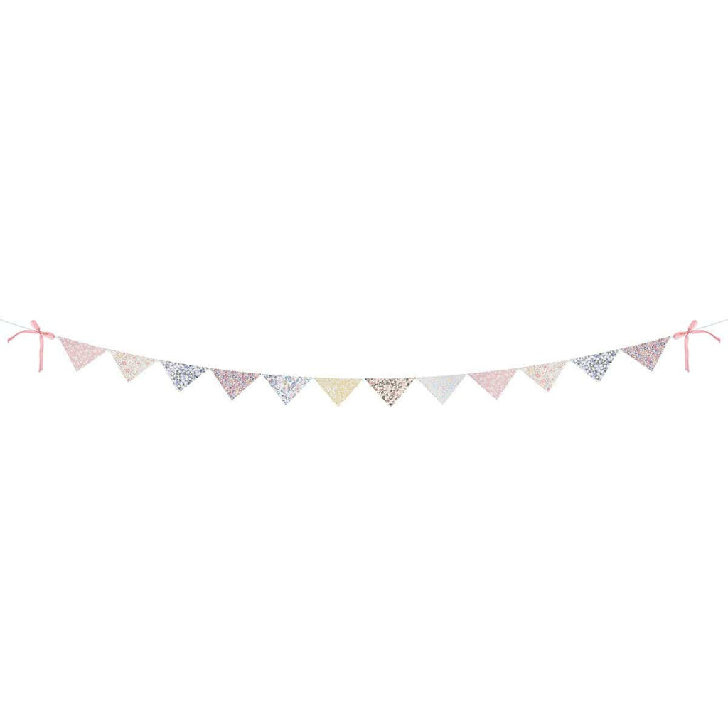 Liberty Print Scallop Edge Party Garland - Liberty London Decor Hanging Decoration Liberty Print Scallop Edge Party Garland