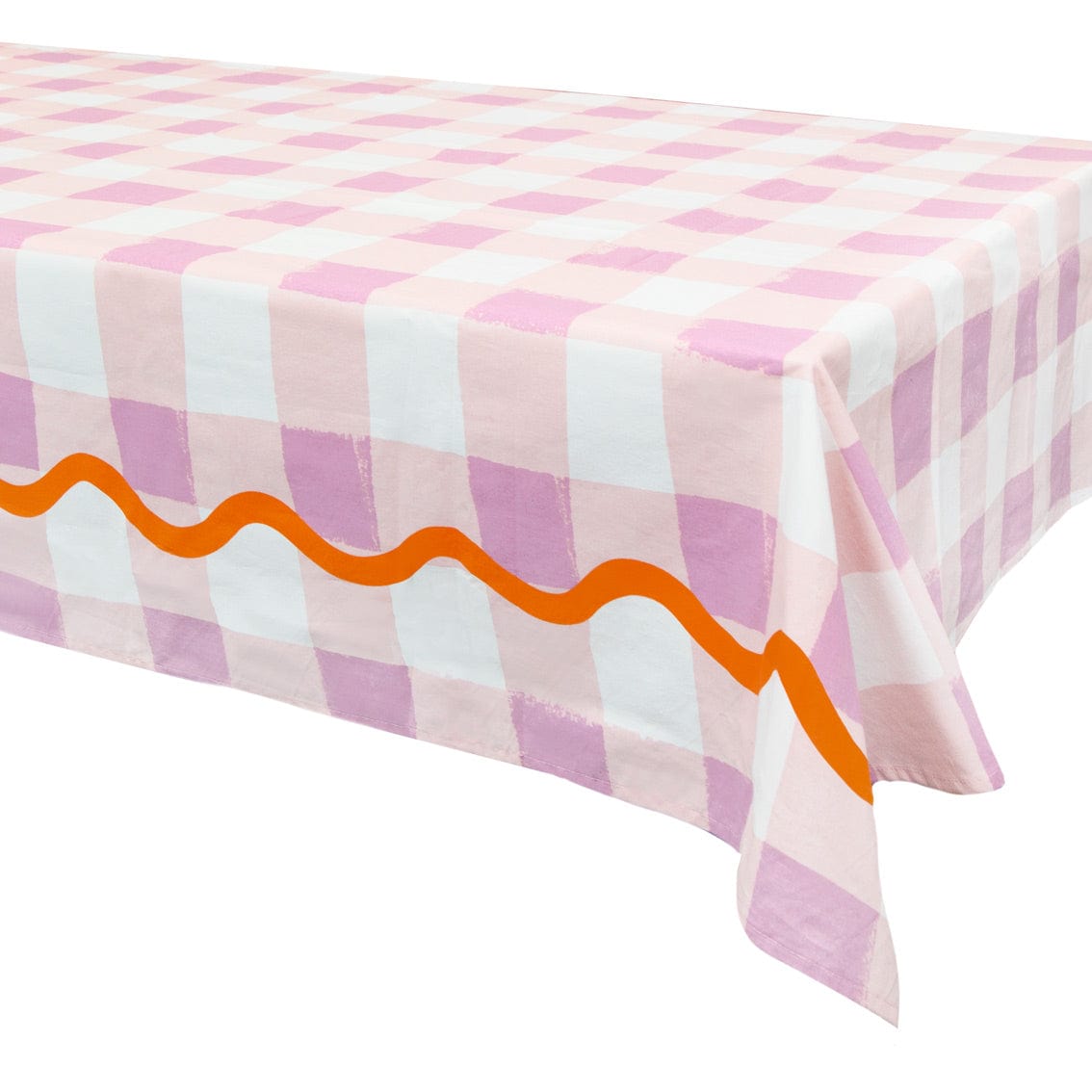 Tablecloths Lilac Gingham Reusable Cotton Tablecloth