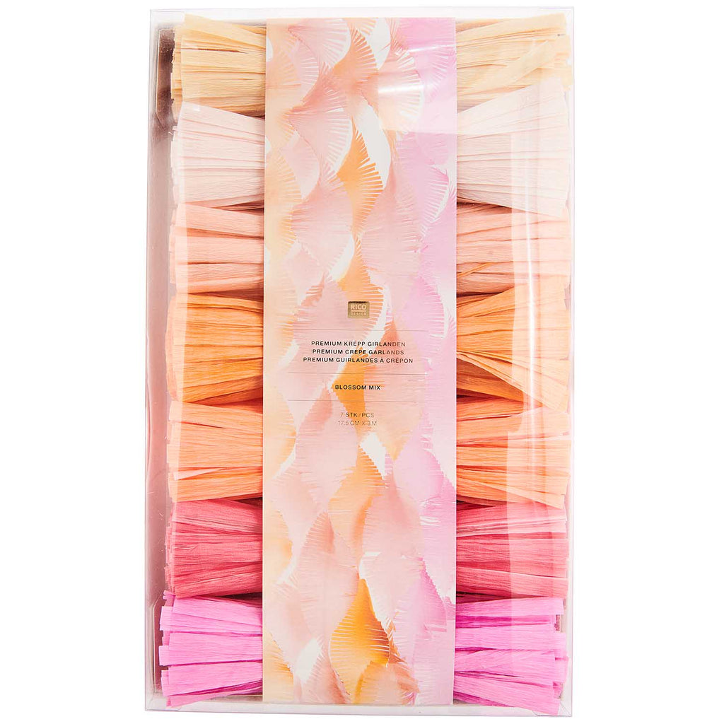 Luxury Crepe Streamer Set - Blossom - Pink Party Decorations streamers Luxury Crepe Streamer Set - Blossom