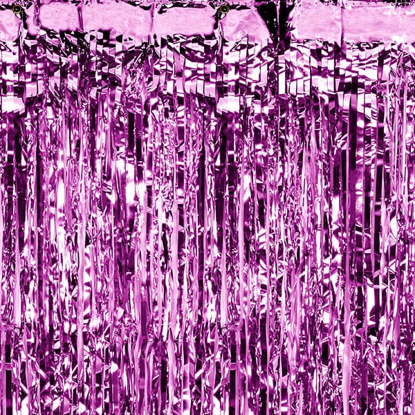 Magenta Pink Party Curtain - 2.5m/8ft - Pink Party Decorations Hanging Decoration Magenta Pink Door Curtain - 2.5m / 8ft