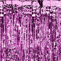 Magenta Pink Party Curtain - 2.5m/8ft - Pink Party Decorations Hanging Decoration Magenta Pink Door Curtain - 2.5m / 8ft
