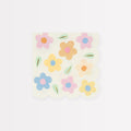 Meri Meri Party - Happy Flowers Small Napkins x 16 party napkins Happy Flowers Small Napkins x 16