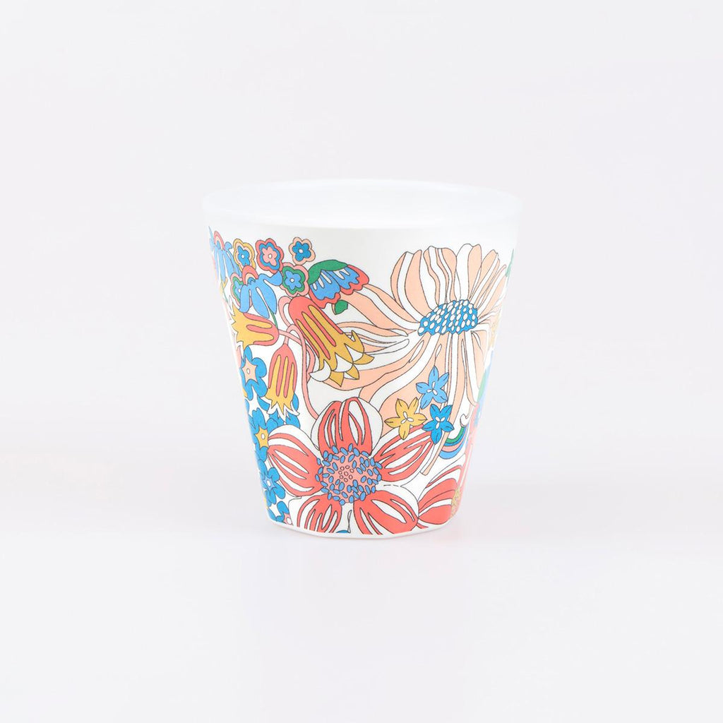 Meri Meri x Liberty Garden Party Reusable Cups x 6 Party Cups Meri Meri x Liberty Garden Party Reusable Cups x 6