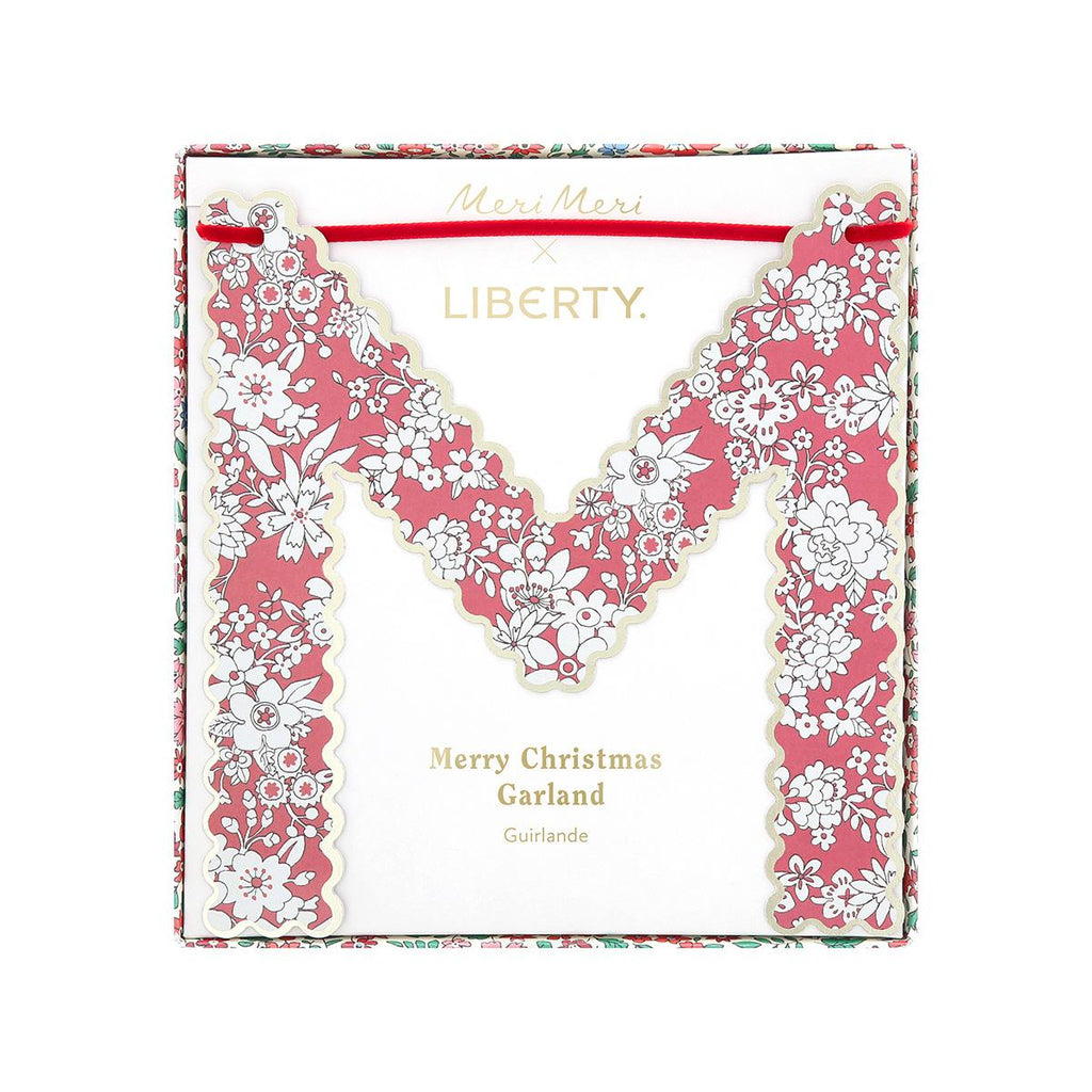 Meri Meri x Liberty Merry Christmas Party Garland Set Bunting Meri Meri x Liberty Merry Christmas Party Garland Set