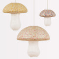 Meri Meri x Liberty Mushroom Lanterns x3 | Little Big Party Decorations Meri Meri x Liberty Mushroom Lanterns x3