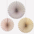 Meri Meri x Liberty Pinwheel Decorations x 3 | Little Big Party Party Decorations Meri Meri x Liberty Giant Pinwheel Decorations x 3