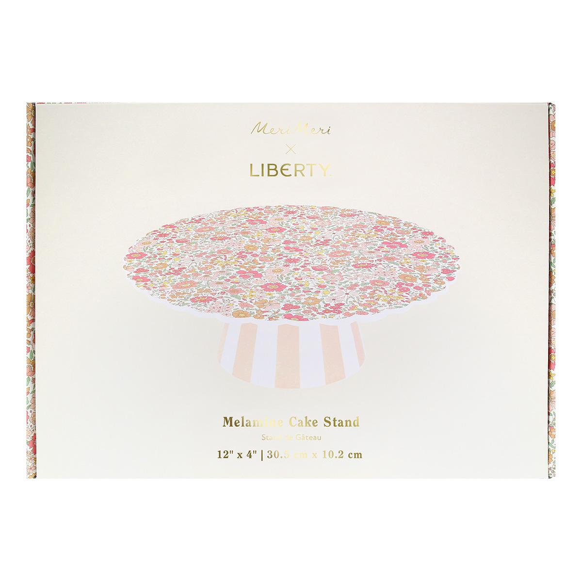 Meri Meri x Liberty Reusable Cake Stand - Liberty London Cake Stand Tableware Meri Meri x Liberty Reusable Cake Stand