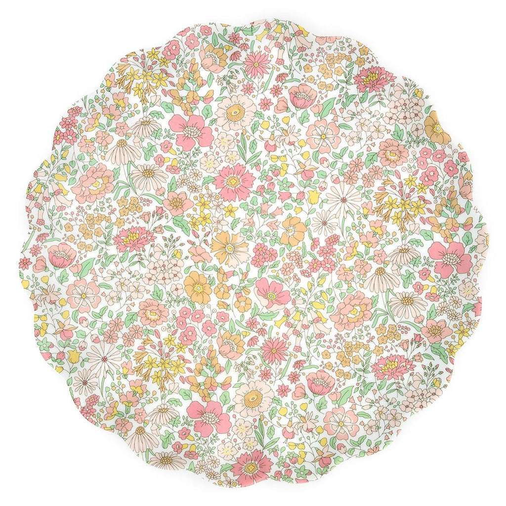 Meri Meri x Liberty Reusable Large Party Plates x 4 party plates Meri Meri x Liberty Reusable Large Party Plates x 4