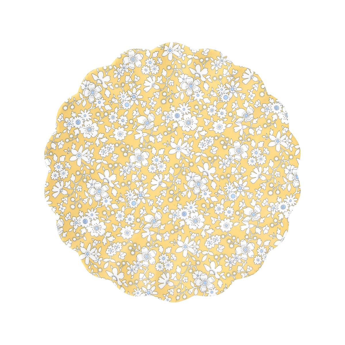 Meri Meri x Liberty Reusable Small Party Plates x 4 party plates Meri Meri x Liberty Reusable Small Party Plates x 4