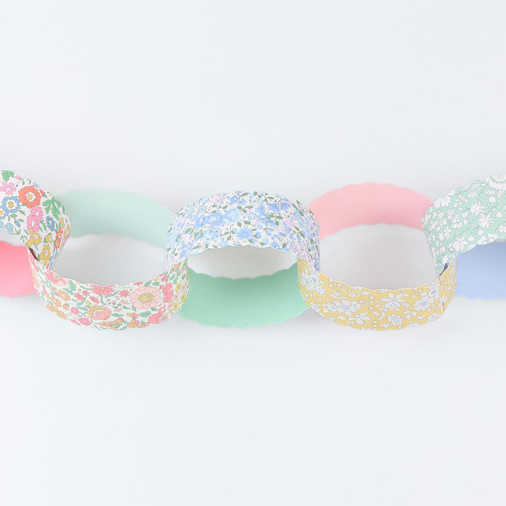 Meri Meri x Liberty Scalloped Paper Chains Set Bunting Meri Meri x Liberty Scalloped Paper Chains Set