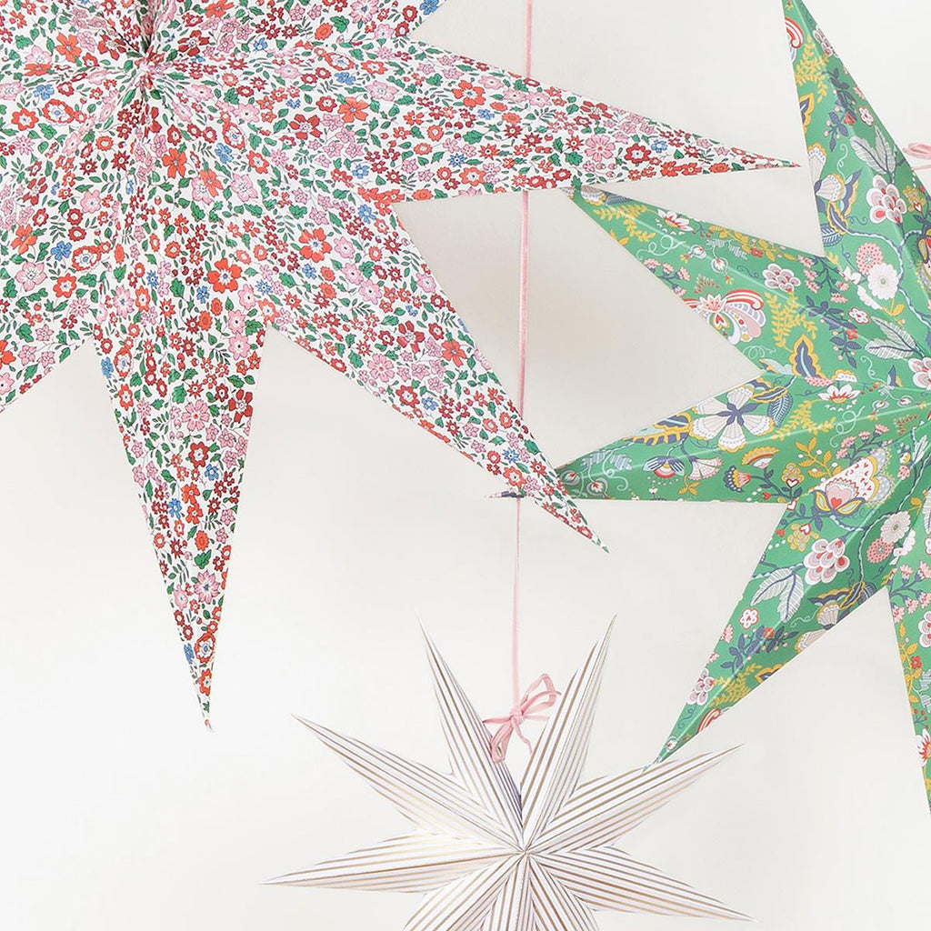 Meri Meri x Liberty Star Decorations x 3 | Little Big Party Party Decorations Meri Meri x Liberty Star Decorations x 3
