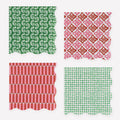 Meri Meri x Molly Mahon Red & Green Christmas Cocktail Napkins x 16 | Meri Meri Christmas party napkins Meri Meri x Molly Mahon Red & Green Christmas Cocktail Napkins x 16