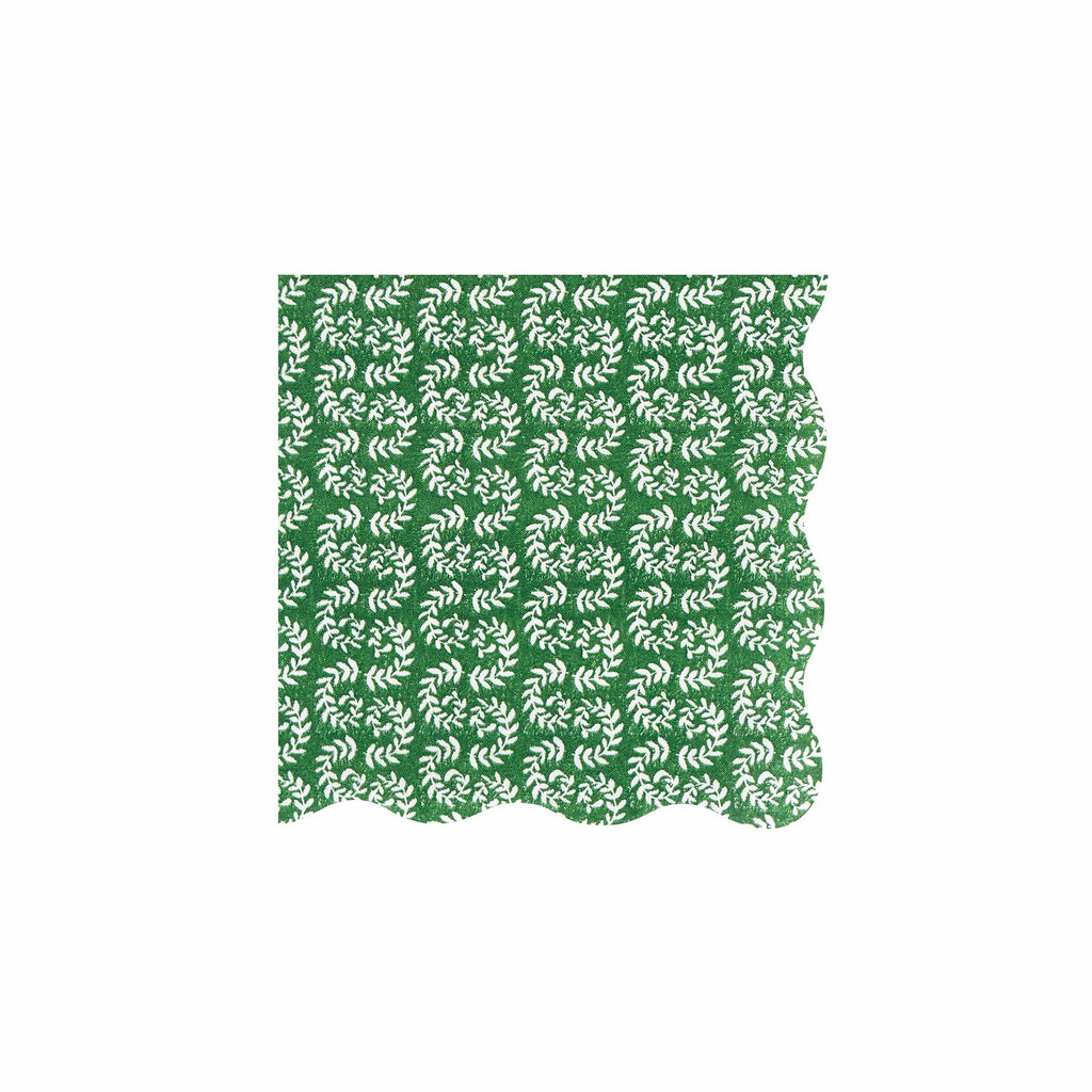 Meri Meri x Molly Mahon Red & Green Christmas Cocktail Napkins x 16 | Meri Meri Christmas party napkins Meri Meri x Molly Mahon Red & Green Christmas Cocktail Napkins x 16