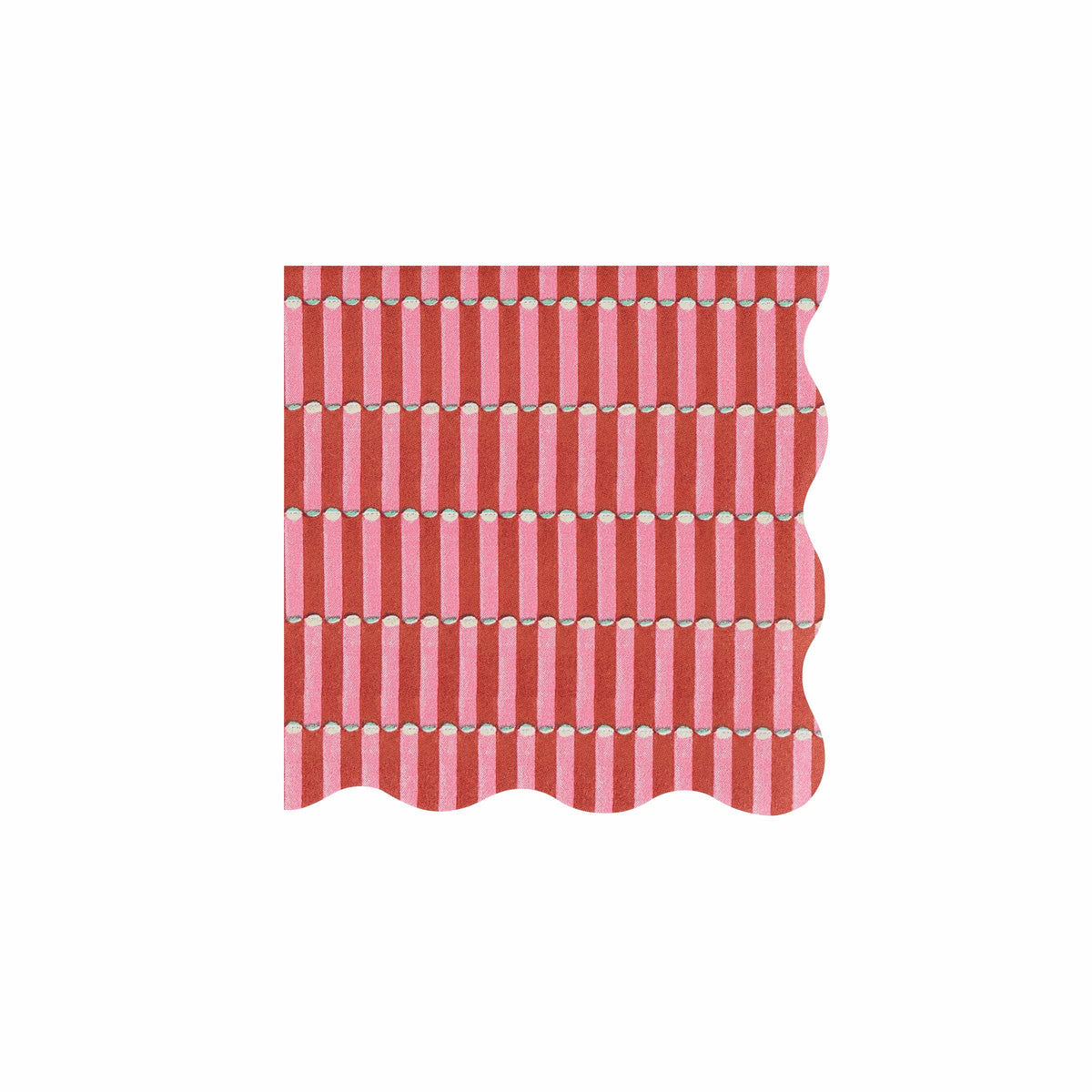 Meri Meri x Molly Mahon Red & Green Christmas Cocktail Napkins x 16 | Meri Meri Christmas party napkins Meri Meri x Molly Mahon Red & Green Christmas Cocktail Napkins x 16