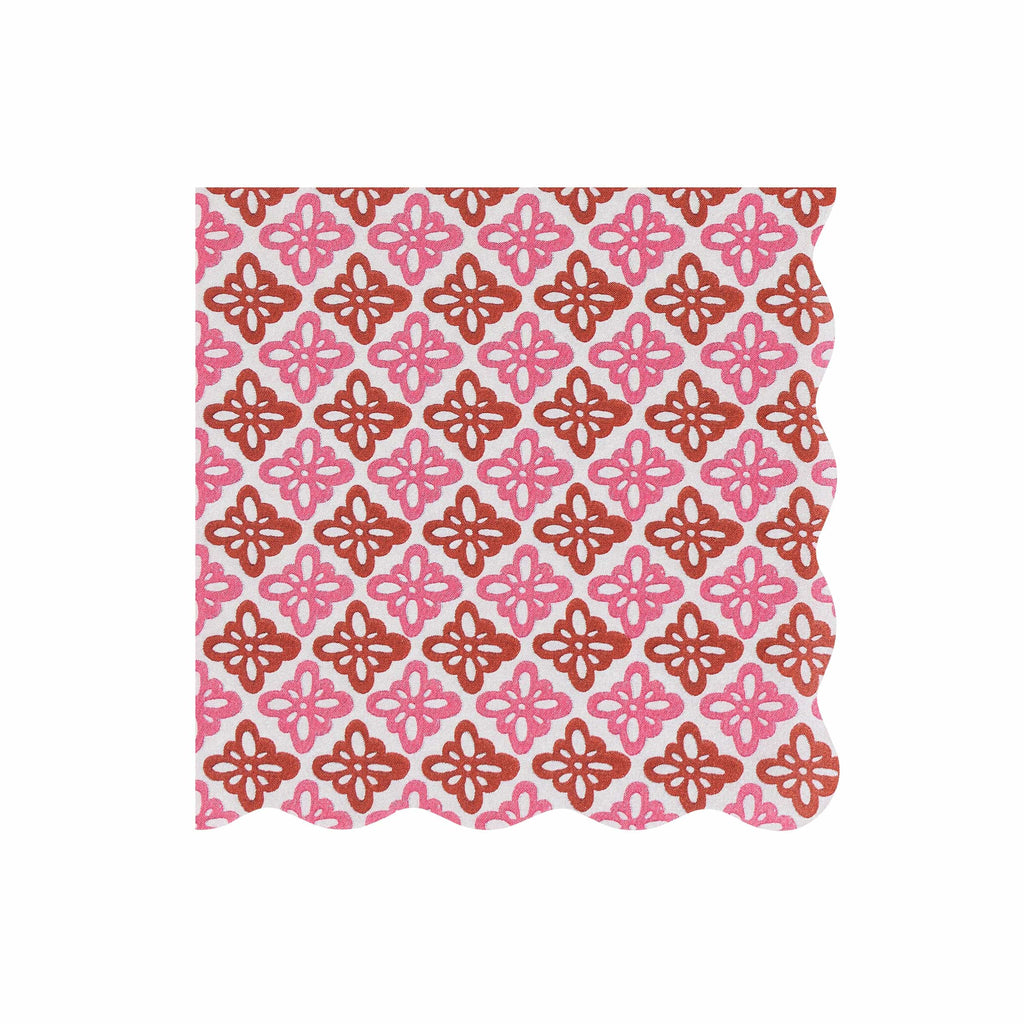 Meri Meri x Molly Mahon Red & Green Large Christmas Party Napkins x 16 | Meri Meri Christmas party napkins Meri Meri x Molly Mahon Red & Green Large Christmas Party Napkins x 16