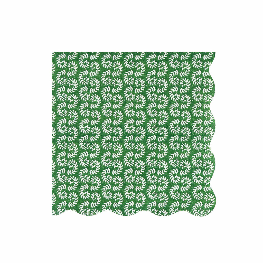 Meri Meri x Molly Mahon Red & Green Large Christmas Party Napkins x 16 | Meri Meri Christmas party napkins Meri Meri x Molly Mahon Red & Green Large Christmas Party Napkins x 16