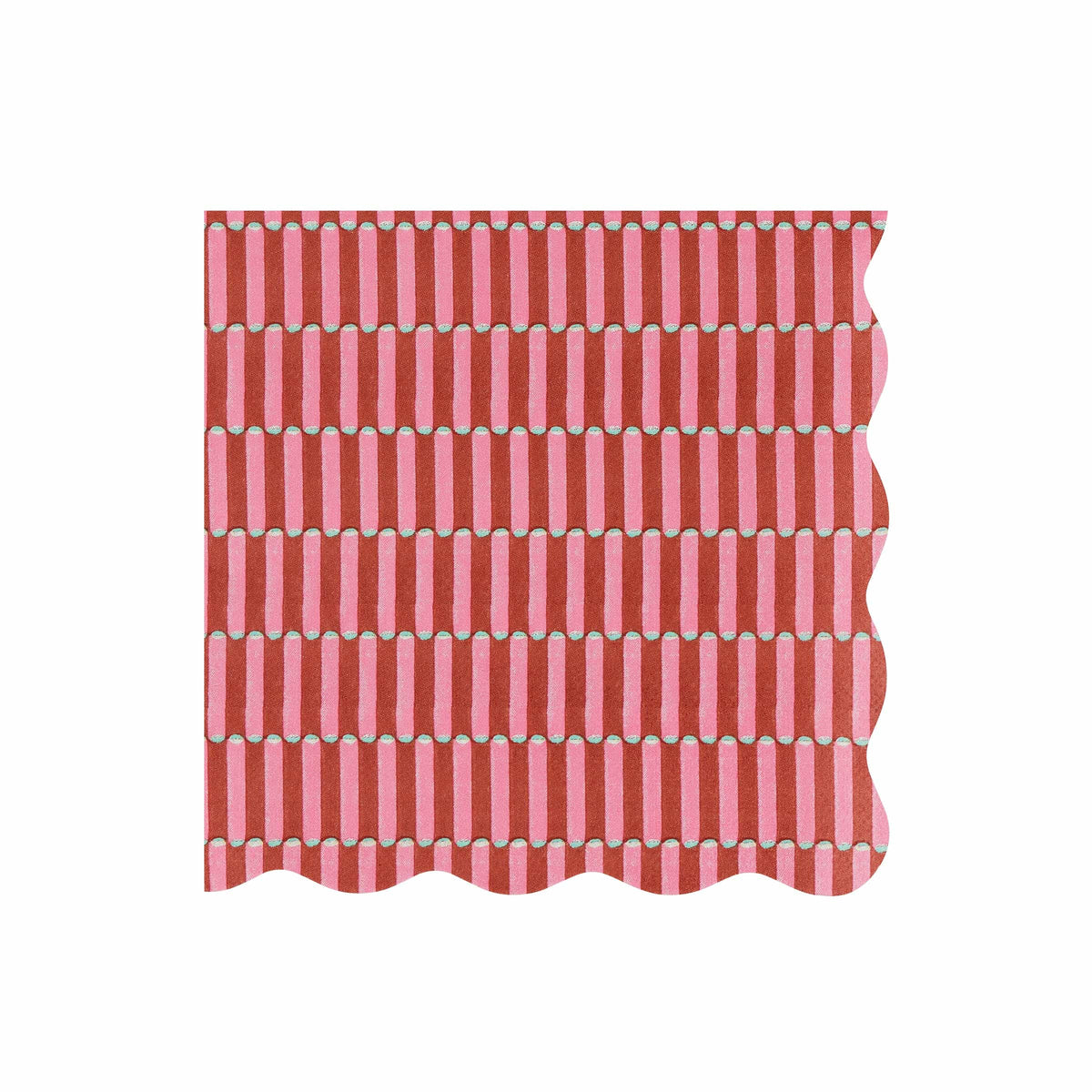 Meri Meri x Molly Mahon Red & Green Large Christmas Party Napkins x 16 | Meri Meri Christmas party napkins Meri Meri x Molly Mahon Red & Green Large Christmas Party Napkins x 16