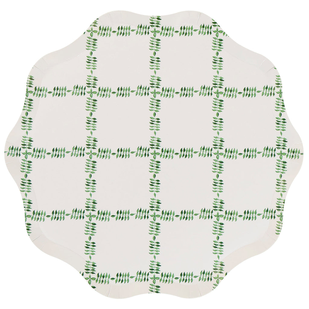 Meri Meri x Molly Mahon Red & Green Large Christmas Party Plates x 8 | Meri Meri Christmas party plates Meri Meri x Molly Mahon Red & Green Large Christmas Party Plates x 8