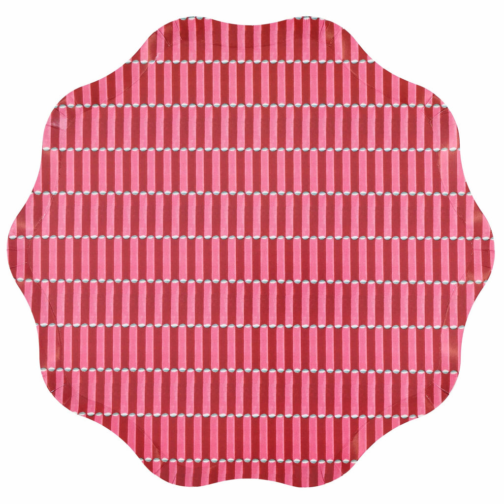 Meri Meri x Molly Mahon Red & Green Large Christmas Party Plates x 8 | Meri Meri Christmas party plates Meri Meri x Molly Mahon Red & Green Large Christmas Party Plates x 8