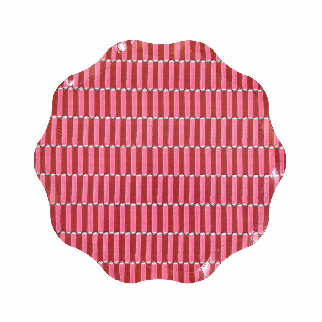 Meri Meri x Molly Mahon Red & Green Small Christmas Party Plates x 8 | Meri Meri Christmas party plates Meri Meri x Molly Mahon Red & Green Small Christmas Party Plates x 8