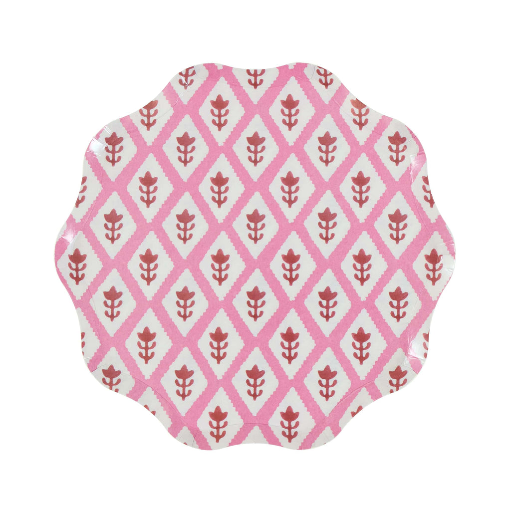Meri Meri x Molly Mahon Red & Green Small Christmas Party Plates x 8 | Meri Meri Christmas party plates Meri Meri x Molly Mahon Red & Green Small Christmas Party Plates x 8