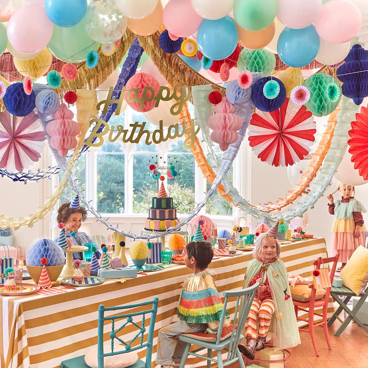 Mini Fan Party Garland | Meri Meri Bunting Mini Fan Party Garland