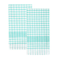 Mint Green & White Fabric Gingham Dinner Napkins - Pack of 2 Napkins Mint Green & White Fabric Gingham Dinner Napkins - Pack of 2