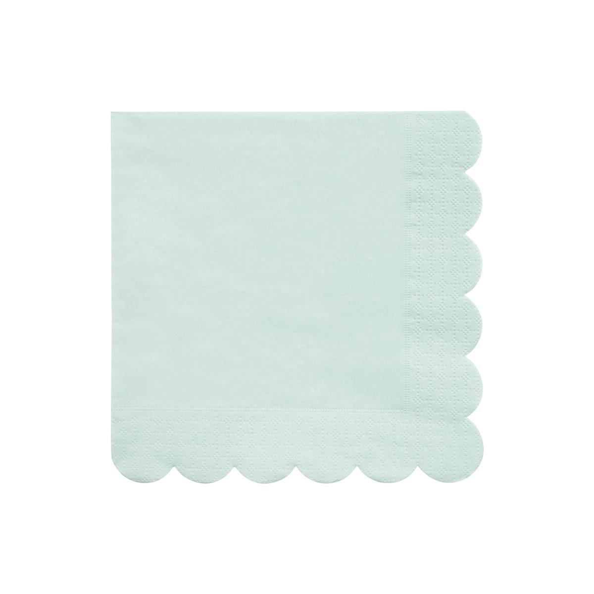 Mint Sorbet Large Party Napkins x 20 | Meri Meri party napkins Mint Sorbet Large Party Napkins x 20