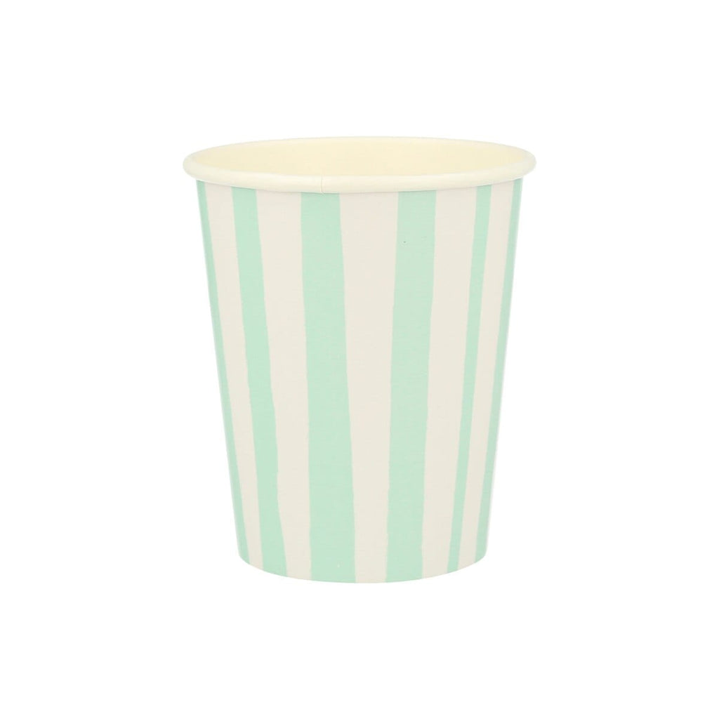 Mixed Stripe Party Cups x 8 | Meri Meri party cups Mixed Stripe Party Cups x 8
