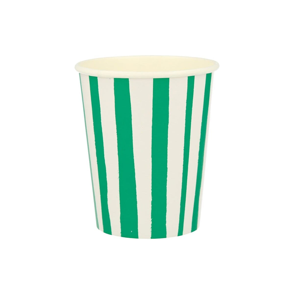 Mixed Stripe Party Cups x 8 | Meri Meri party cups Mixed Stripe Party Cups x 8