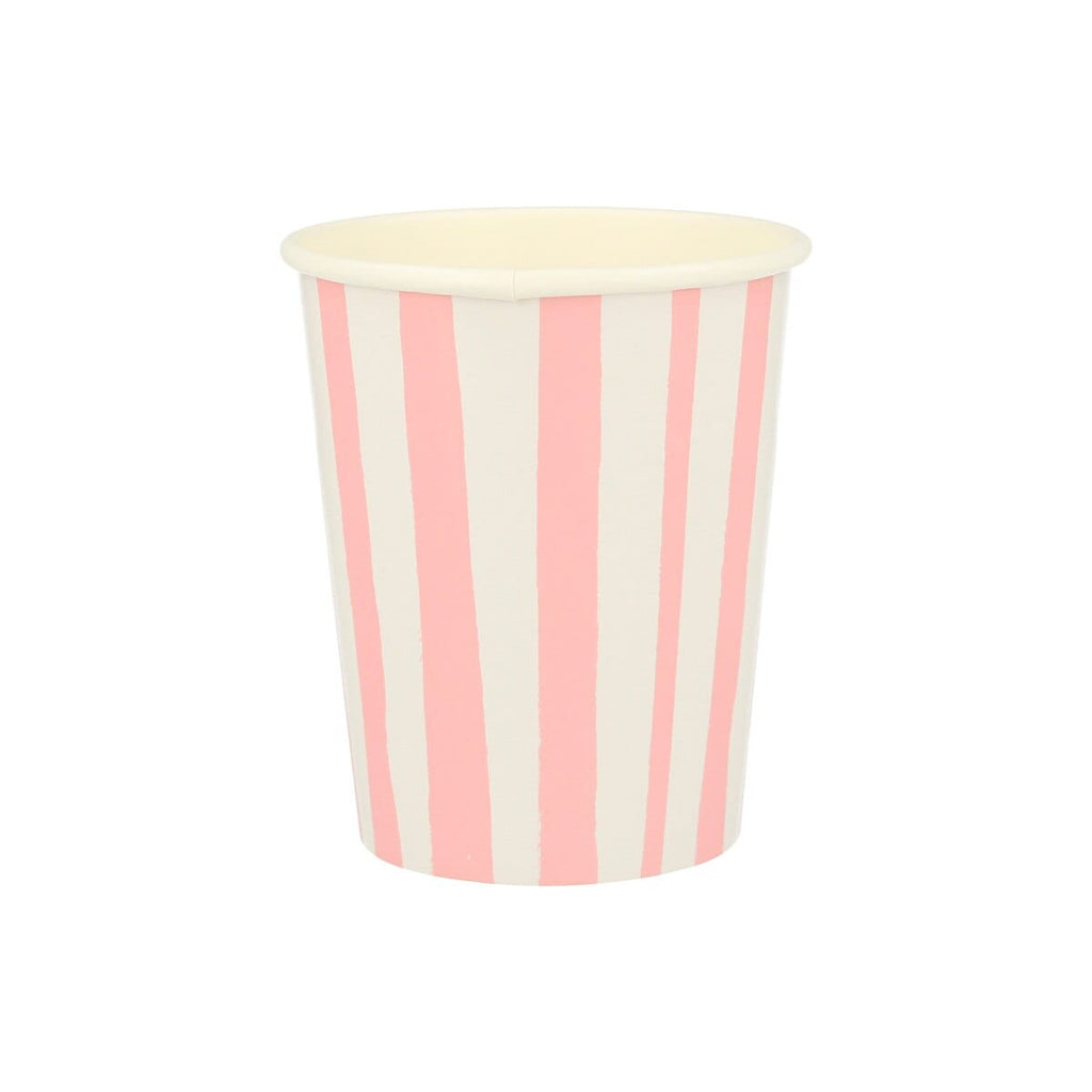 Mixed Stripe Party Cups x 8 | Meri Meri party cups Mixed Stripe Party Cups x 8
