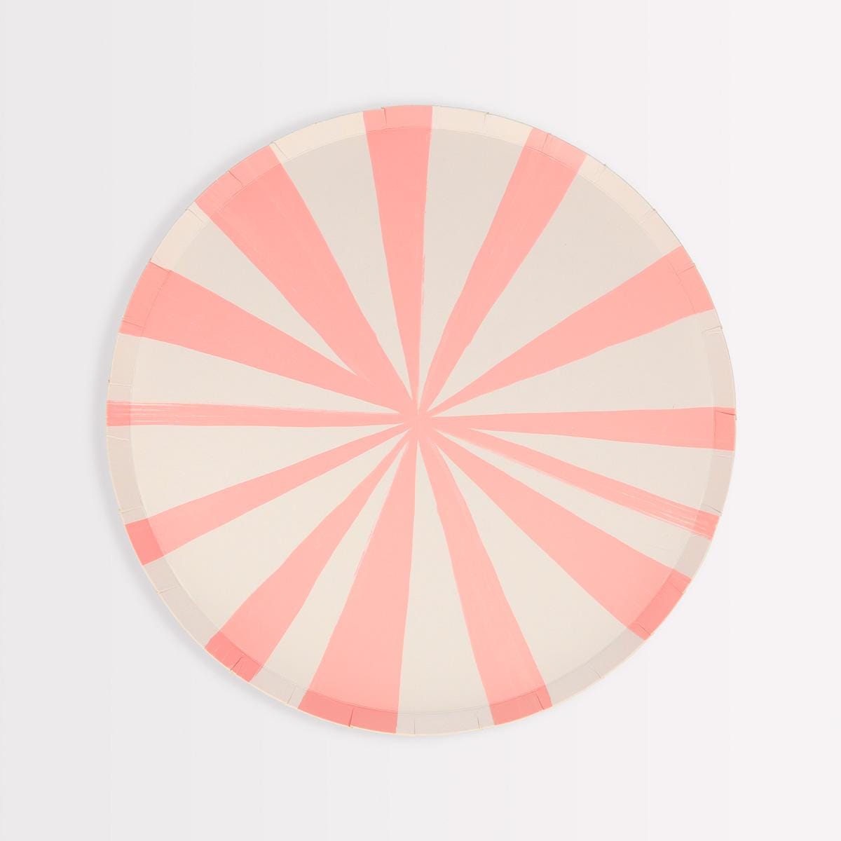 Mixed Stripe Side Party Plates x 8 | Meri Meri party plates Mixed Stripe Side Party Plates x 8