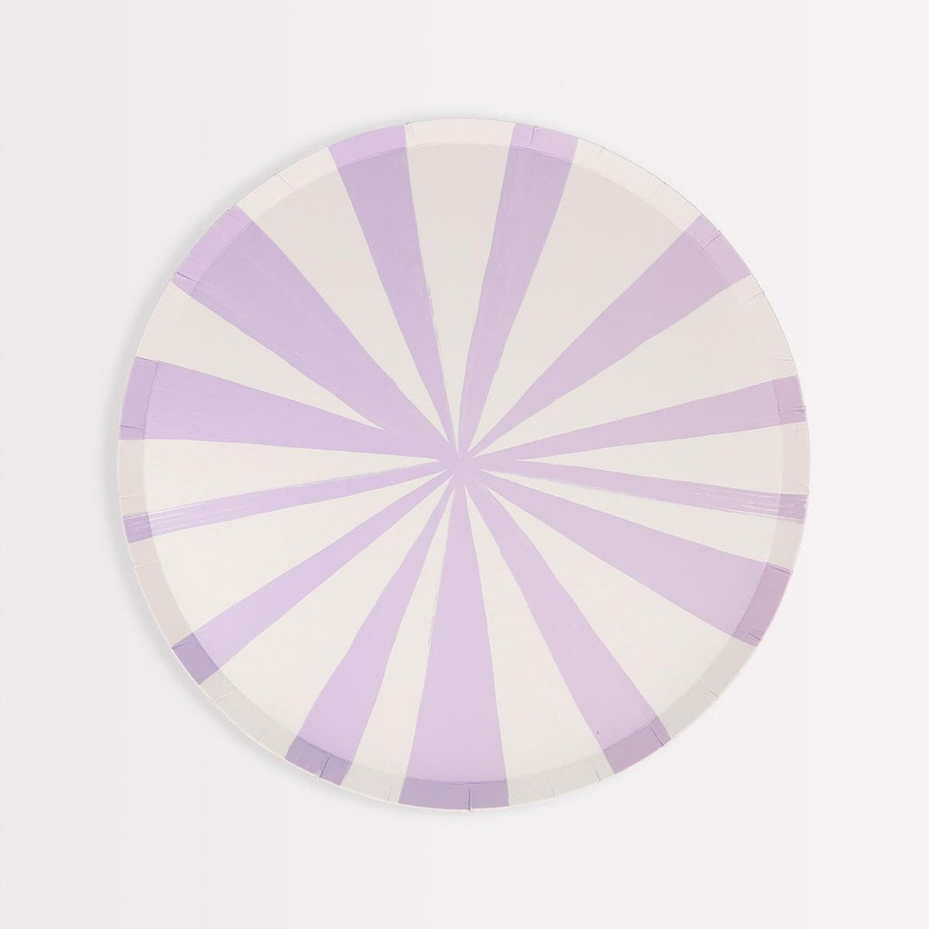 Mixed Stripe Side Party Plates x 8 | Meri Meri party plates Mixed Stripe Side Party Plates x 8