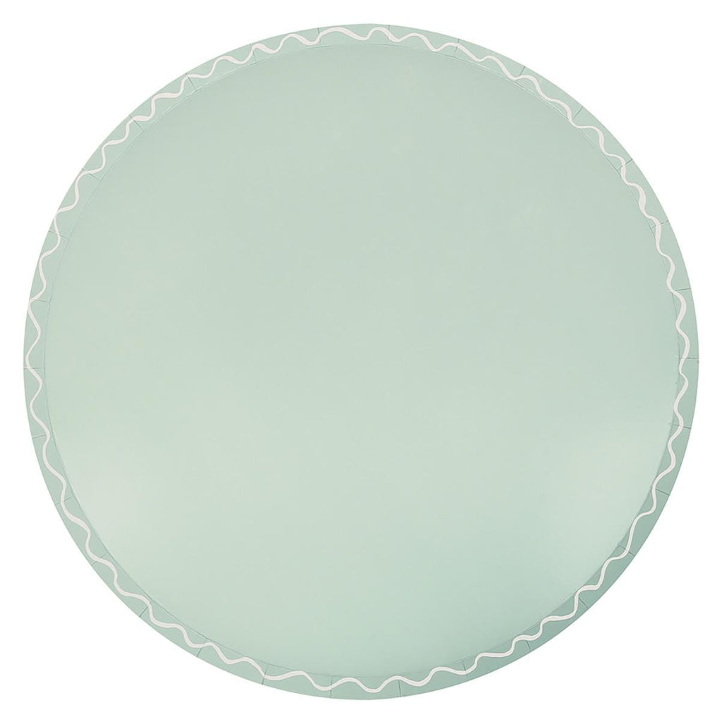 Mixed Wavy Line Dinner Party Plates x 8 | Meri Meri party plates Mixed Wavy Line Dinner Party Plates x 8