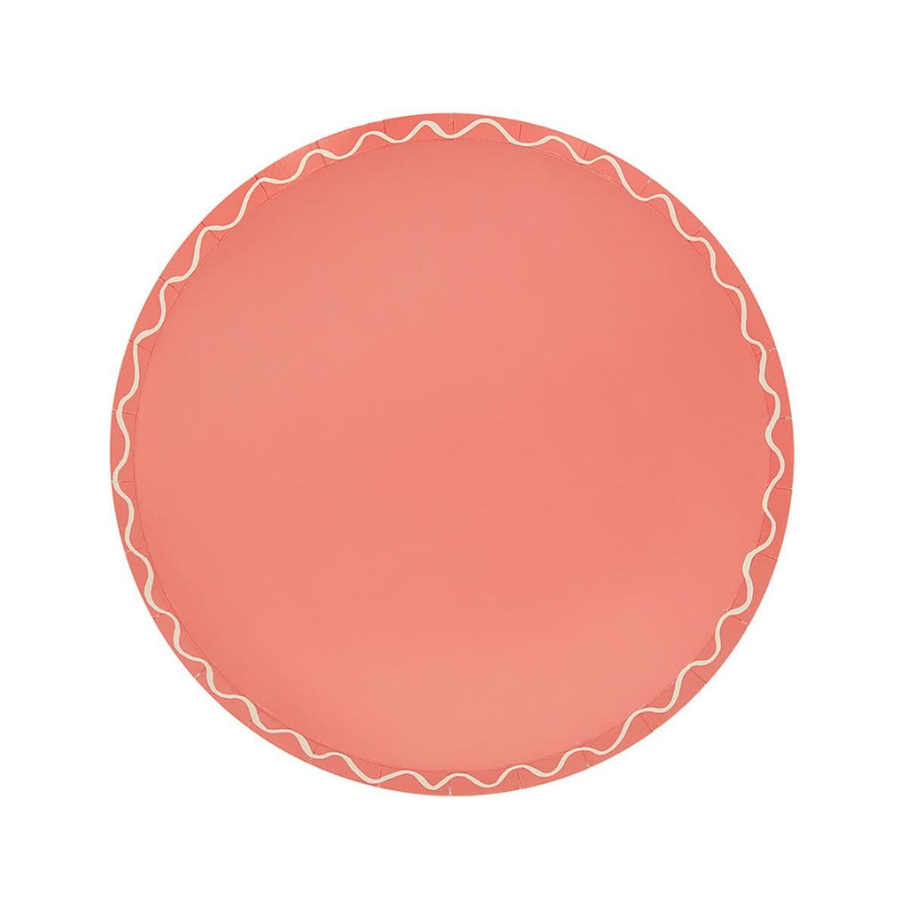 Mixed Wavy Line Side Party Plates x 8 | Meri Meri party plates Mixed Wavy Line Side Party Plates x 8