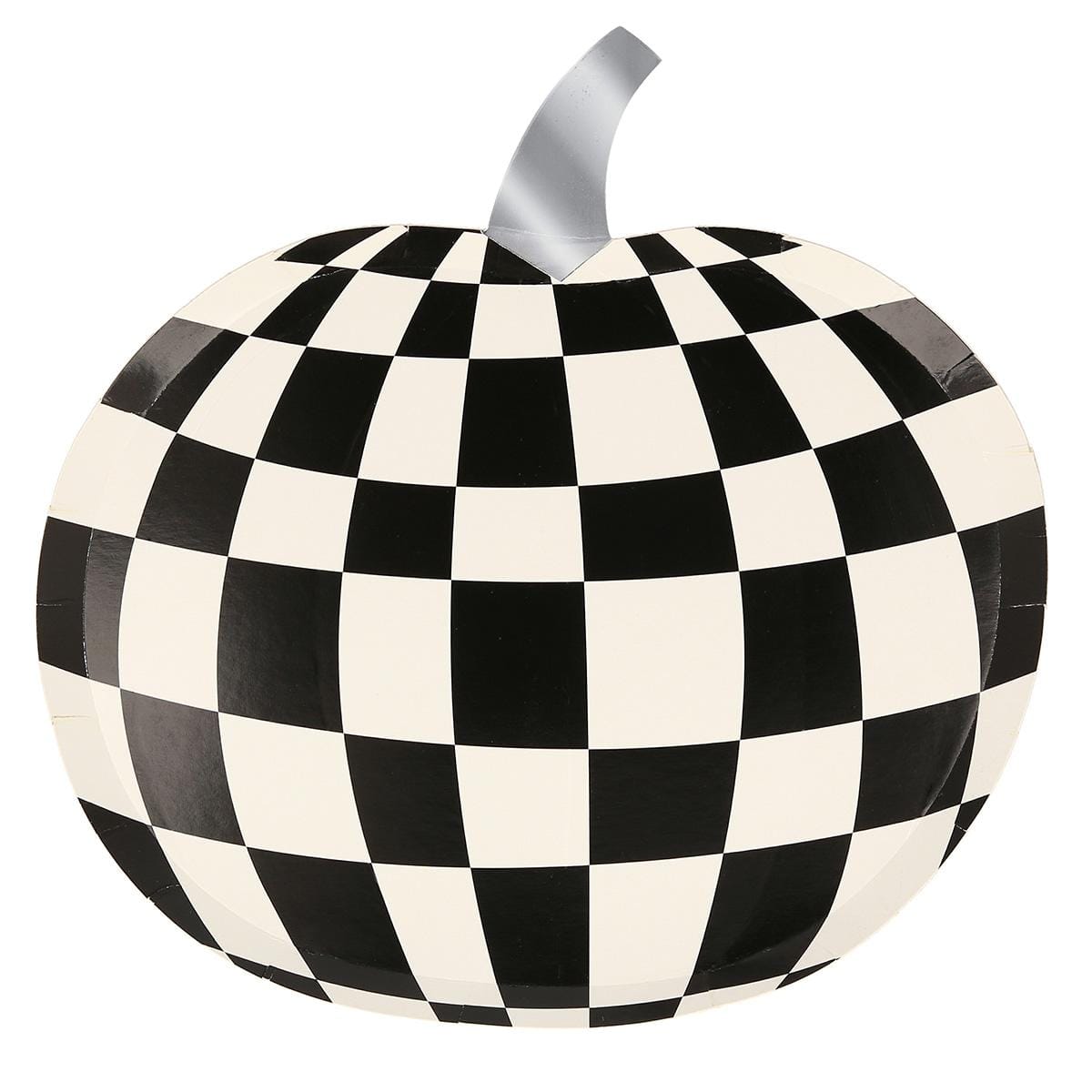 Mod Pattern Pumpkin Party Plates x 8 | Meri Meri Halloween Table party plates Mod Pattern Pumpkin Party Plates x 8