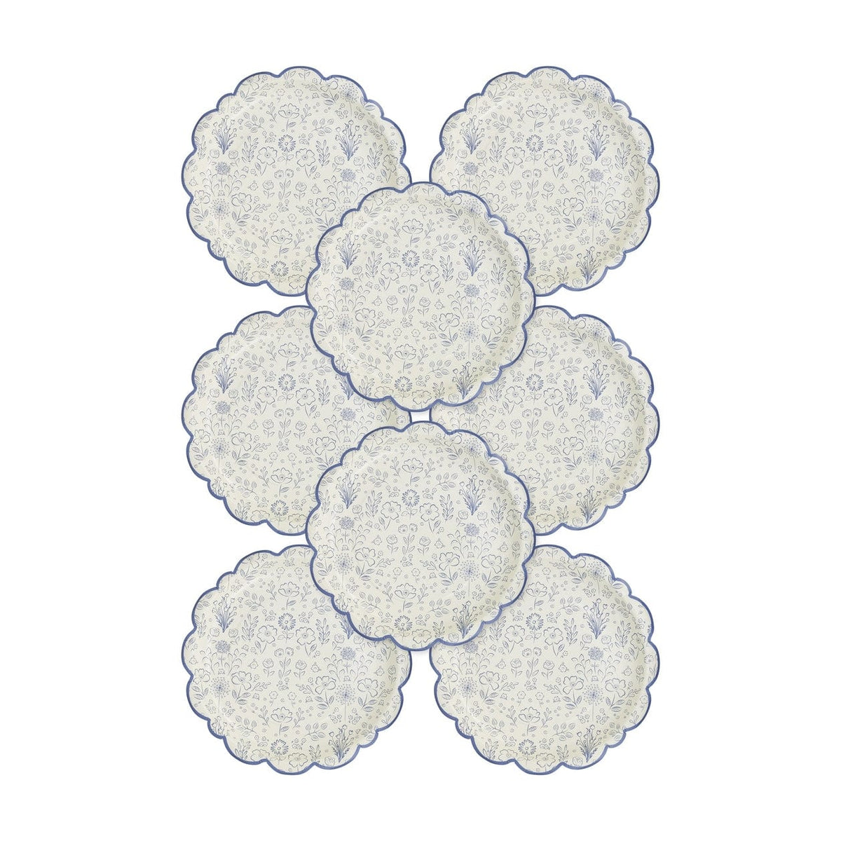 My Mind's Eye - Pembroke Floral Large Paper Plates x 8 Disposable Plates Pembroke Floral Large Paper Plates x 8