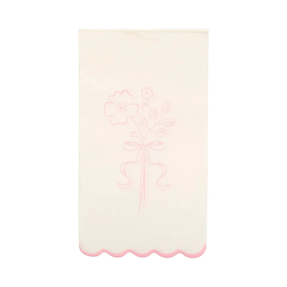 My Mind's Eye - Pembroke Pink Floral Paper Dinner Napkins x 24 Paper Napkins Pembroke Pink Paper Dinner Napkins x 24