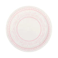 My Mind's Eye - Pembroke Pink Floral Small Paper Dessert Plates x 8 Disposable Plates Pembroke Pink Floral Small Paper Dessert Plates x 8