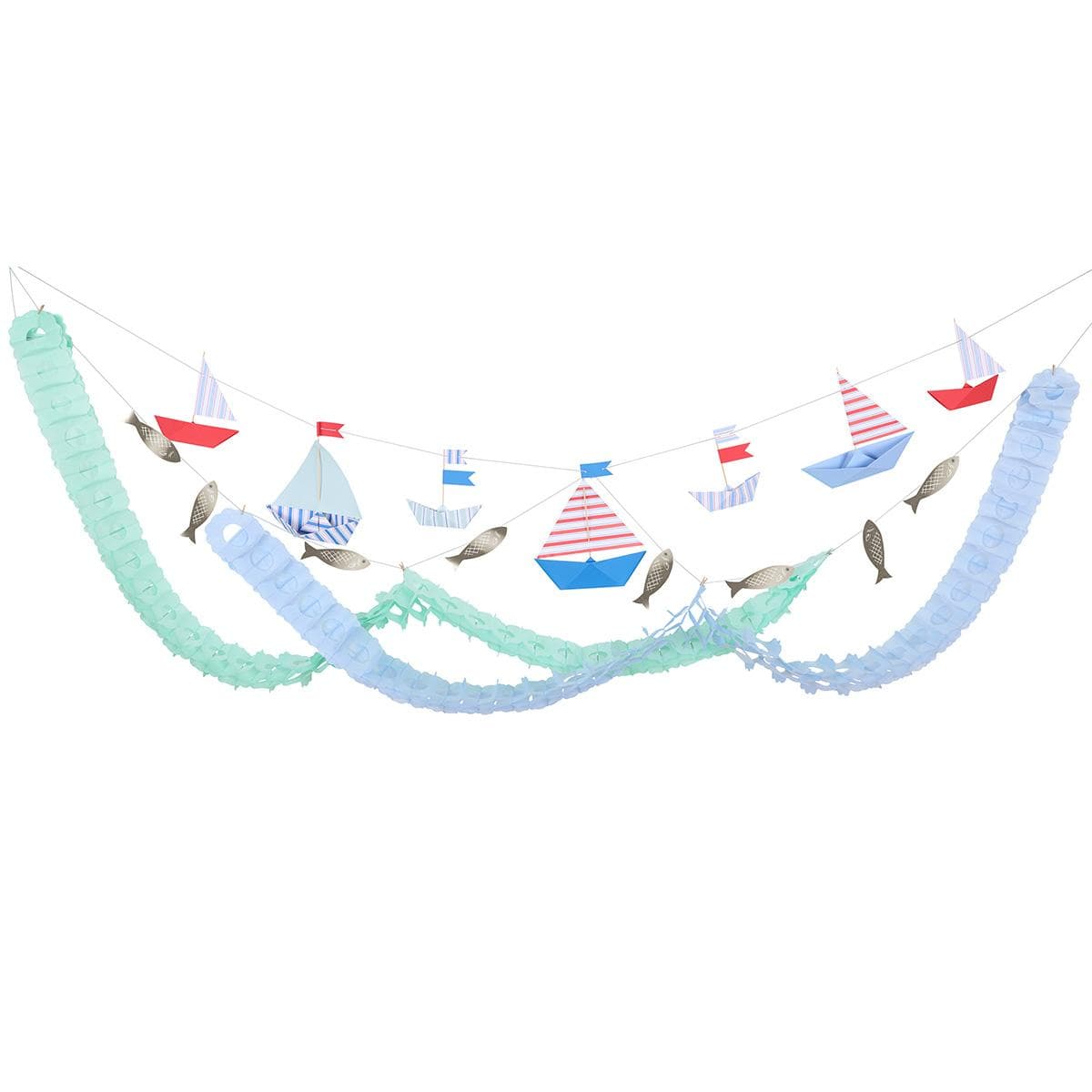 Nautical Boat Garland Set | Party Decorations UK Party Decorations Nautical Boat Garland Set