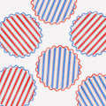 Nautical Striped Side Plates x 8 | Party Tableware UK Tableware Nautical Striped Side Plates x 8