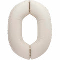 Number 0 Foil Balloon - Nude 34 Inch for Birthdays Foil Balloon Number 0 Foil Balloon - Nude 34 inch