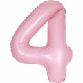 Number 4 Foil Balloon - Lovely Pink 34 Inch for Birthdays Foil Balloon Number 4 Foil Balloon - Lovely Pink 34 inch