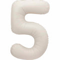 Number 5 Foil Balloon - Nude 34 Inch for Birthdays Foil Balloon Number 5 Foil Balloon - Nude 34 inch